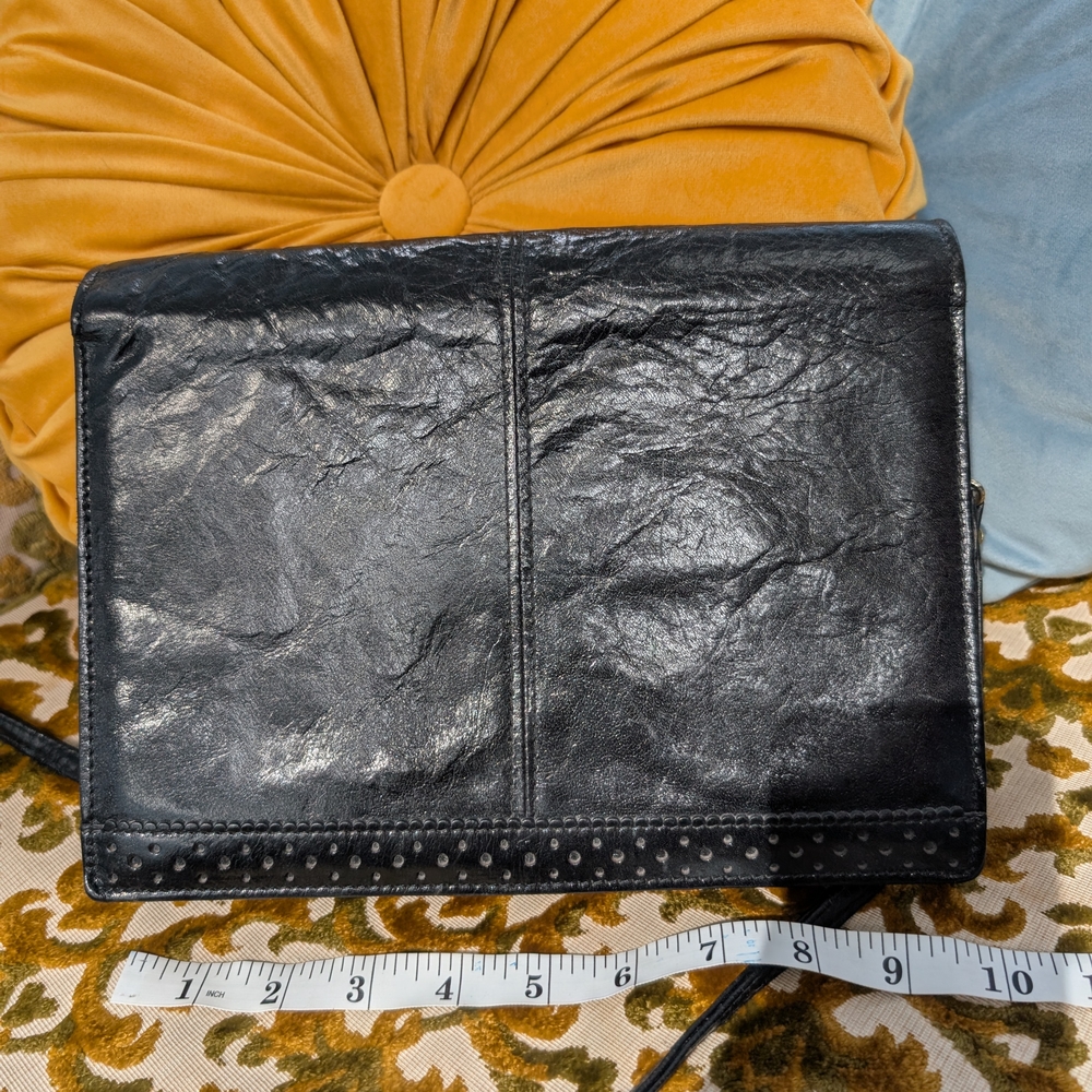 Black Leather Men's Bag